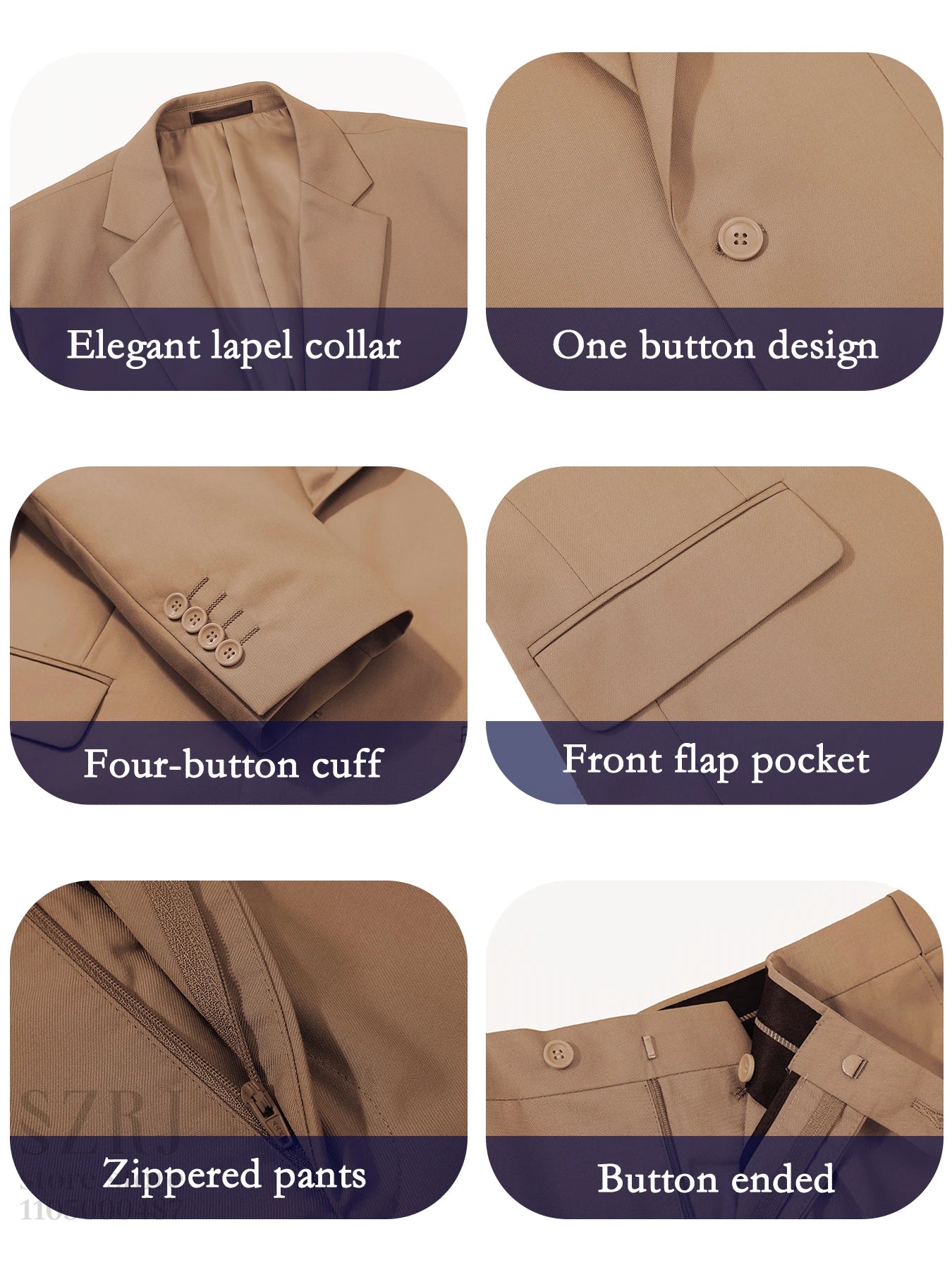 Four Piece Suit Set